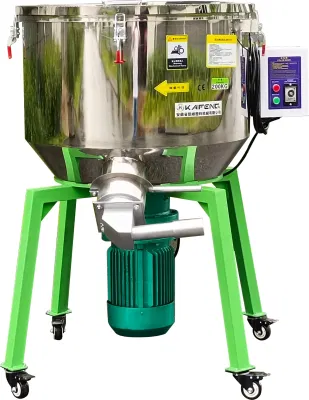 Mezclador de color de plástico vertical para mezclar materia prima plástica para máquina de reciclaje